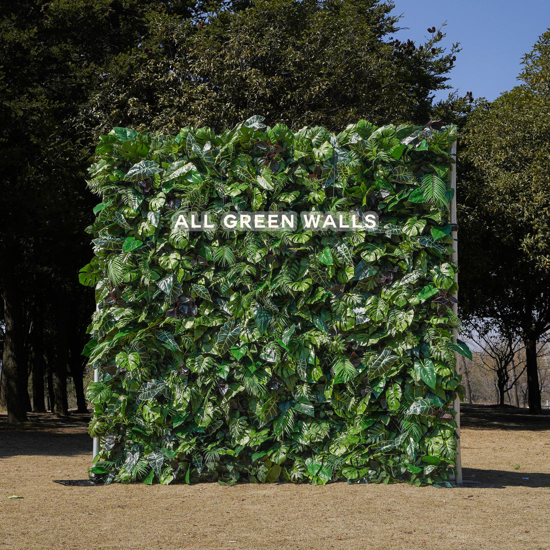 Sage:Fabric Rolling Up Artificial Green Wall - Easy Decor for Home, Hotel, Cafe, Salon