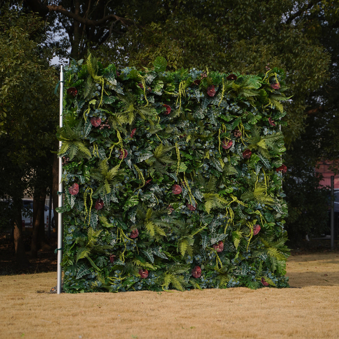Mint：Fabric Rolling Up Artificial Green Wall - Easy Decor for Home, Hotel, Cafe, Salon