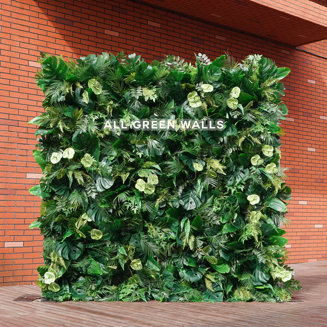 Herb：Fabric Rolling Up Artificial Green Wall - Easy Decor for Home, Hotel, Cafe, Salon