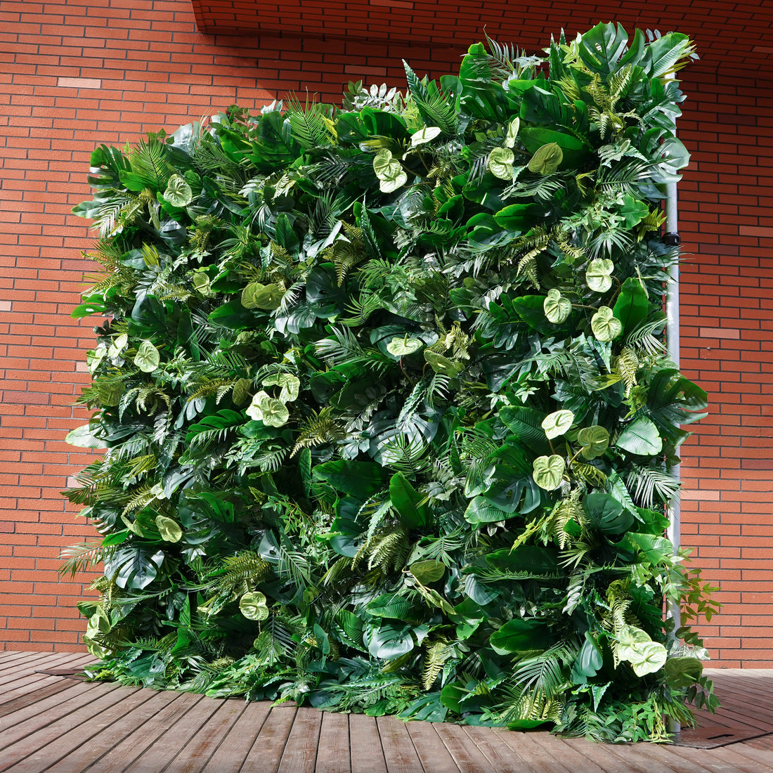 Herb：Fabric Rolling Up Artificial Green Wall - Easy Decor for Home, Hotel, Cafe, Salon