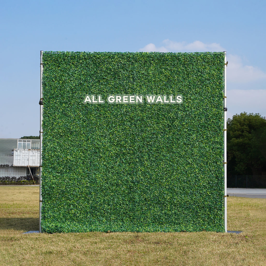Grass：Fabric Rolling Up Artificial Green Wall - Easy Decor for Home, Hotel, Cafe, Salon